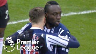 Mbaye Diagne heads West Brom in front of Manchester United | Premier League | NBC Sports