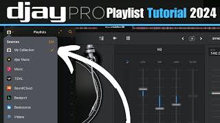 Djay Pro Playlist Tutorial 2024