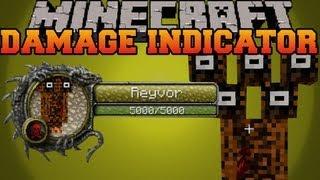 Minecraft Mod Showcase - Damage Indicator Mod - Mod Review