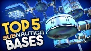 Subnautica - TOP 5 SUBNAUTICA BASES!! Best Base Creations - Subnautica Early Access Gameplay