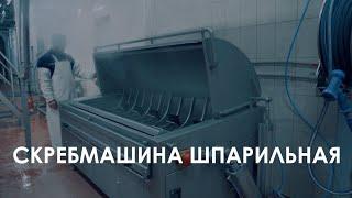 Скребмашина шпарильная QZE-15 FELETI| Шпарчан | Combined Scalding & Dehairing Machine