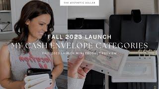 My Cash Envelope Categories | New Products for the Fall Launch | Cash Stuffing | Small Business