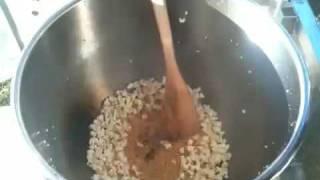 How to Make Kettle corn, popping with a A-1 Sweet Machine