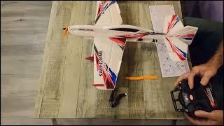 QIDI-550 6CH RC AIRPLANE SWIFT-ONE unboxing and full build video