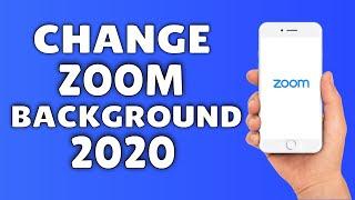 How To Change Zoom Background On iPhone 