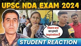 NDA EXAM 2024 | विक्रम बत्रा सर Inspiration | NDA EXAM REVIEW & STUDENT REACTION 