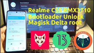 [GNULINUX] Unlock bootloader & root Kitsune Mask for Realme C55 RMX3710 Android 13/14 with MTKClient