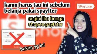 Cara hitung bunga shopee paylater terbaru 2022|| bunga Shopee paylater berapa persen