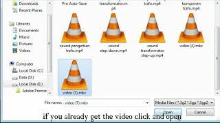 Easy way to overcome the import of video failures in Adobe Premiere using VLC media player