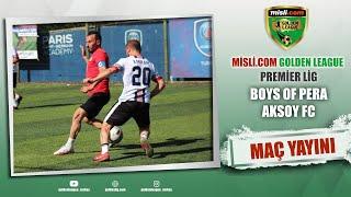 Misli.com.Golden League / PREMIER LIG / BOYS OF PERA - AKSOY FC / 2024 AÇILIŞ SEZONU / 19. Hafta
