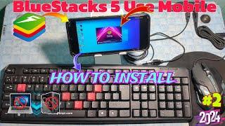 BlueStacks 5 Full Setup On Mobile Phone Play Free Fire And BGMI With Mouse And Keyboard No PC Laptop