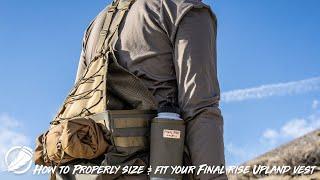 How to Properly Size & Fit your Final Rise Vest System | #FinalRise