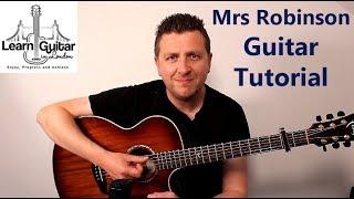 Mrs Robinson - Acoustic Guitar Lesson - Sing & Strum Version - Drue James