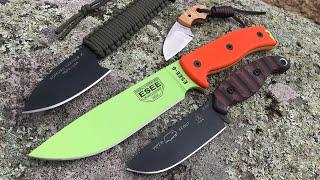 4 Strange Knives - 1 ESEE, 2 TOPS, and 1 BOKER: Do They Work?  Let’s See