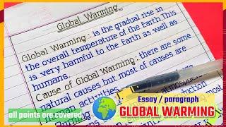 Essay on Global Warming | Global Warming essay in english |