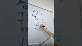 #math  5ке бөлу оңай