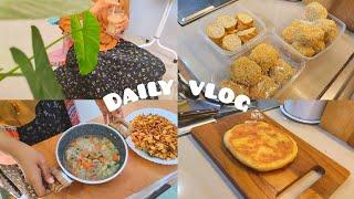 Enjoying the work of a Housewife || Make Korean snacks || cook orek tempeh || frozen food stock