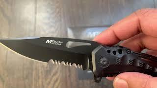 MTech MT-705BK FOLDING KNIFE. BLACK IRON CANADA