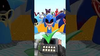 CHOOSE THE BEST GUESS CHAARCTERS SONIC EXE SPRUNKI SONG VS POPPY PLAYTIME 4 DOUGHMAN in Gmod !