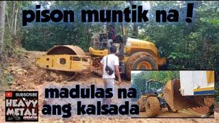 pison muntik na! masyado ng madulas ang kalsada