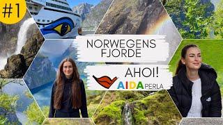 AIDAPerla Vlog #1 - Norwegens Fjorde: Ahoi! CheckIn & Roomtour Verandakabine | Denise Darleen