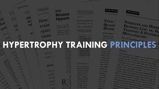 Principles of Hypertrophy Training | Maximizing Muscle Growth