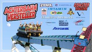 Wer baut eigentlich Achterbahnen? - Die Welt der Achterbahn-Hersteller (B&M, Intamin, Vekoma & Co)