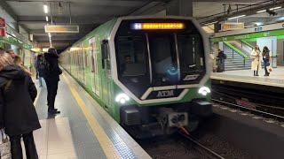 MILAN METRO | Riding the Hitachi Rail Italy Trains on Line M2 from Porta Garibaldi to Porta Genova!