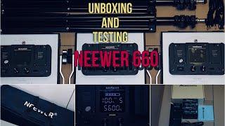 Neewer 660 LED Panel Light Kit (Latest Model) Unboxing And Testing | 4K