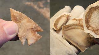 1857 - Challenge with Raw, Inconsistent Chert Flintknapping