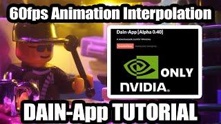 How to get 60fps stop-motion with DAIN App (Windows)