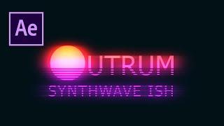 How to Make a Synthwave Outrun Sun in After Effects | Beginner Tutorial