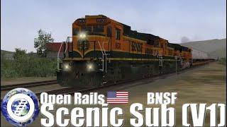 Open Rails (MSTS successor) BNSF Scenic Subdivision