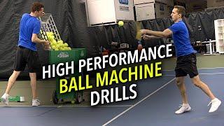 High Performance Ball Machine Training (Groundstroke Improvements)