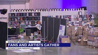 Fans, artists gather ahead of CMA Fest