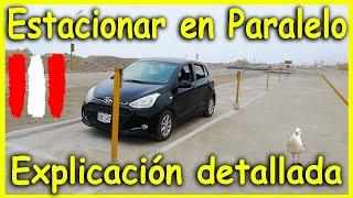 Estacionamiento en Paralelo A1  para el examen de manejo  touring 