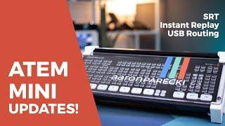 ATEM Mini Pro/Extreme Updates! SRT, Multiview over USB and more! ATEM 9.5