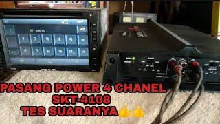 #audiomobil#headunitmobil#SKT-4108# cara pasang power audio mobil 4 chanel