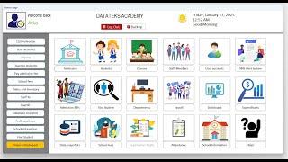 School Management System in Microsoft Access | Demo and Features