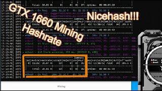 GTX 1660 super hashrate |  How to use nicehash | How to mine Bitcoin