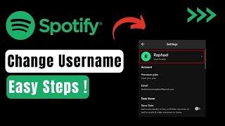 How To Change Spotify Username !