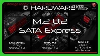 AHCI NVMe y puertos SATA-EXPRESS M.2 U.2 - Todo lo que necesitas saber