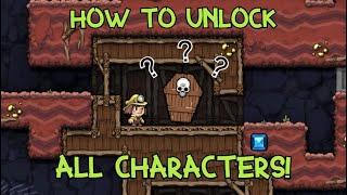 How to Unlock ALL Characters in Spelunky 2!