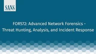 What makes FOR572: Advanced Network Forensics such a great course? with Hal Pomeranz