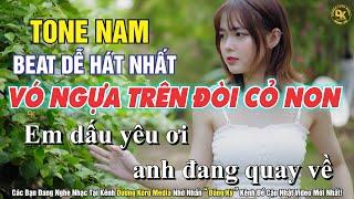 KARAOKE VÓ NGỰA TRÊN ĐỒI CỎ NON TONE NAM NHẠC SÓNG I DƯƠNG KORG MEDIA