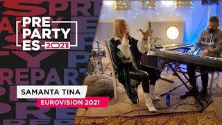 Samanta Tina - The Moon is Rising & Still Breathing - Letonia 2021  | #PrePartyES21
