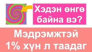 / Nudnii dasgal medremj / таны хардаг зүйл хэр бодитой вэ? Хараагаа шалгая....