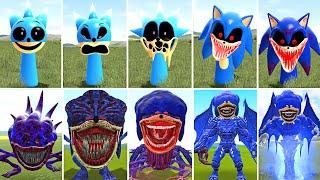 ALL SPRUNKI SONIC EXE VS SONIC CURSED POPPY PLAYTIME CHAPTER 4 ? In Garry's Mod