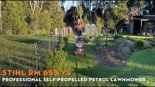 STIHL RM 655 VS Petrol Lawnmower Short Video