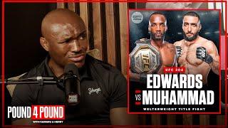 Kamaru Usman Reacts to the Leon Edwards vs. Belal Muhammad Fight || Pound 4 Pound Clips